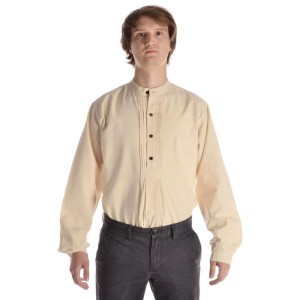 Trachtenhemd Stehkragen-Hemd Mittelalterliches Hemd