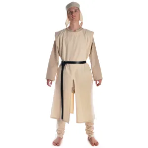 Mittelalter Waffenrock Durendal in Beige Frontansicht