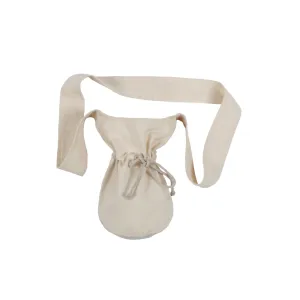 Mittelalter Tasche Amalaberga in Beige Frontansicht