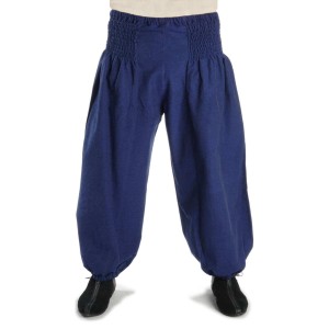 Mittelalter Hose Riwalin in Blau Frontansicht
