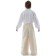 Mittelalter Hose Jovelin in Beige Rückansicht