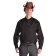 Western Western-Hemd Colorado natur-schwarz in Schwarz Frontansicht 2