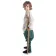 Mittelalter Kinderhemd Anfortas in Beige Seitenansicht 2