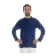 Mittelalter Hemd Anfortas in Blau Frontansicht