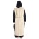 Mittelalter Skapulier Vivianz in Beige Rückansicht