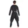 Mittelalter Tunika Siegfried mittel in Schwarz Rückansicht
