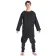 Mittelalter Tunika Siegfried mittel in Schwarz Frontansicht 2