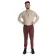 Mittelalter Tunika Siegfried mittel in Hanffarben Frontansicht 4