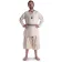 Mittelalter Tunika Hagen mittel in Beige Frontansicht 2