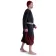 Mittelalter Tunika Hagen mittel in Schwarz Seitenansicht 3