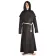 Mittelalter Mönchskutte Halzebier (Set) in Schwarz Frontansicht