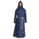 Mittelalter Mönchskutte Halzebier (Set) in Blau Frontansicht