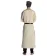 Mittelalter Tunika Hagen lang in Beige Rückansicht