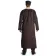 Mittelalter Tunika Hagen lang in Braun Rückansicht