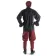 Mittelalter Rüschenhemd Isenhart in Schwarz Rückansicht