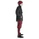 Mittelalter Rüschenhemd Isenhart in Schwarz Seitenansicht 2
