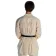 Mittelalter Schnürhemd Artus in Beige Rückansicht