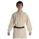 Mittelalter Schnürhemd Artus in Beige Frontansicht