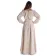 Mittelalter Bluse Gotelinde in Beige Rückansicht