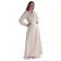 Mittelalter Bluse Gotelinde in Beige Frontansicht 10