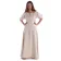 Mittelalter Bluse Gotelinde in Beige Frontansicht 3