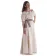 Mittelalter Bluse Gotelinde in Beige Frontansicht 6