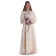 Mittelalter Bluse Gotelinde in Beige Frontansicht 7