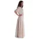 Mittelalter Bluse Gotelinde in Beige Seitenansicht 3