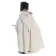 Mittelalter Kinderumhang Gandiluz in Beige Rückansicht 2
