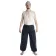 Mittelalter Hose Tristan in Schwarz Frontansicht 4