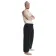Mittelalter Hose Tristan in Schwarz Seitenansicht