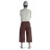 Mittelalter Hose Tristan in Braun Rückansicht 2