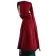 Mittelalter Pelerine Laurin in Rot Seitenansicht