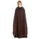 Mittelalter Umhang Hildegrim in Braun Frontansicht