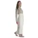 Mittelalter Schürze Flurdamurs in Beige Seitenansicht