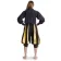 Mittelalter Bluse Hildburg in Schwarz Rückansicht