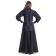 Mittelalter Bluse Hildburg in Schwarz Rückansicht 2