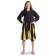 Mittelalter Bluse Hildburg in Schwarz Frontansicht 5