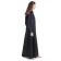 Mittelalter Bluse Hildburg in Schwarz Seitenansicht
