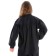 Mittelalter Bluse Ortrun in Schwarz Rückansicht 2