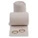 Mittelalter Wadenwickel Balder Set mit Fibeln in Beige Frontansicht 4