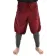 Mittelalter Wadenwickel Balder Set mit Fibeln in Grau Frontansicht 2